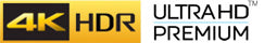 Logos de certification 4K HDR et Ultra HD Premium