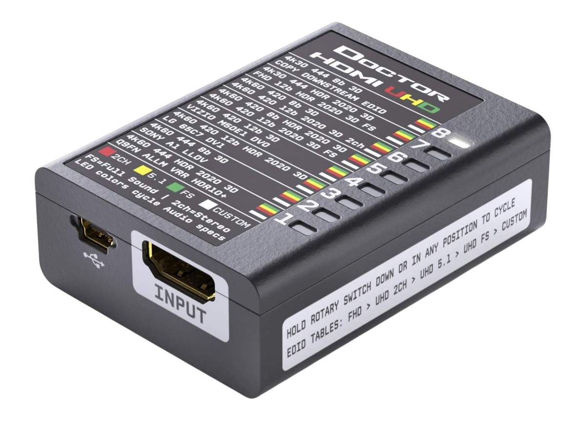 HDfury Dr HDMI 4K, gestionnaire EDID 18Gbps et émulateur HDMI de la taille d'une boîte d'allumettes
