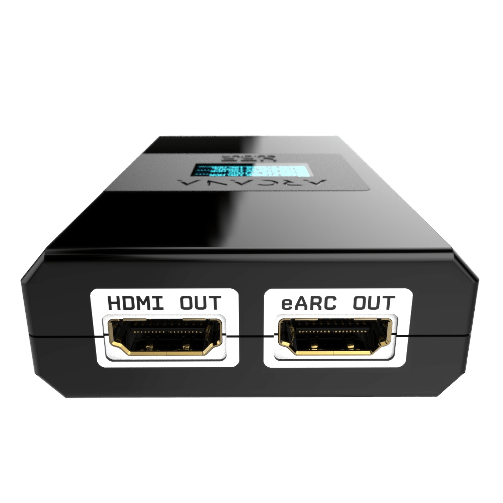 HDfury Arcana 2 with power supply and USB cable included in the box