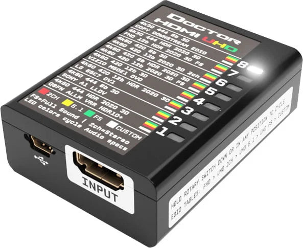 HDfury Dr HDMI 4K EDID manager and HDMI emulator - front view